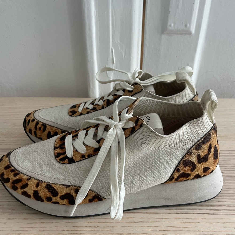 Loeffler Randall cheetah print remi sneaker (size 8)